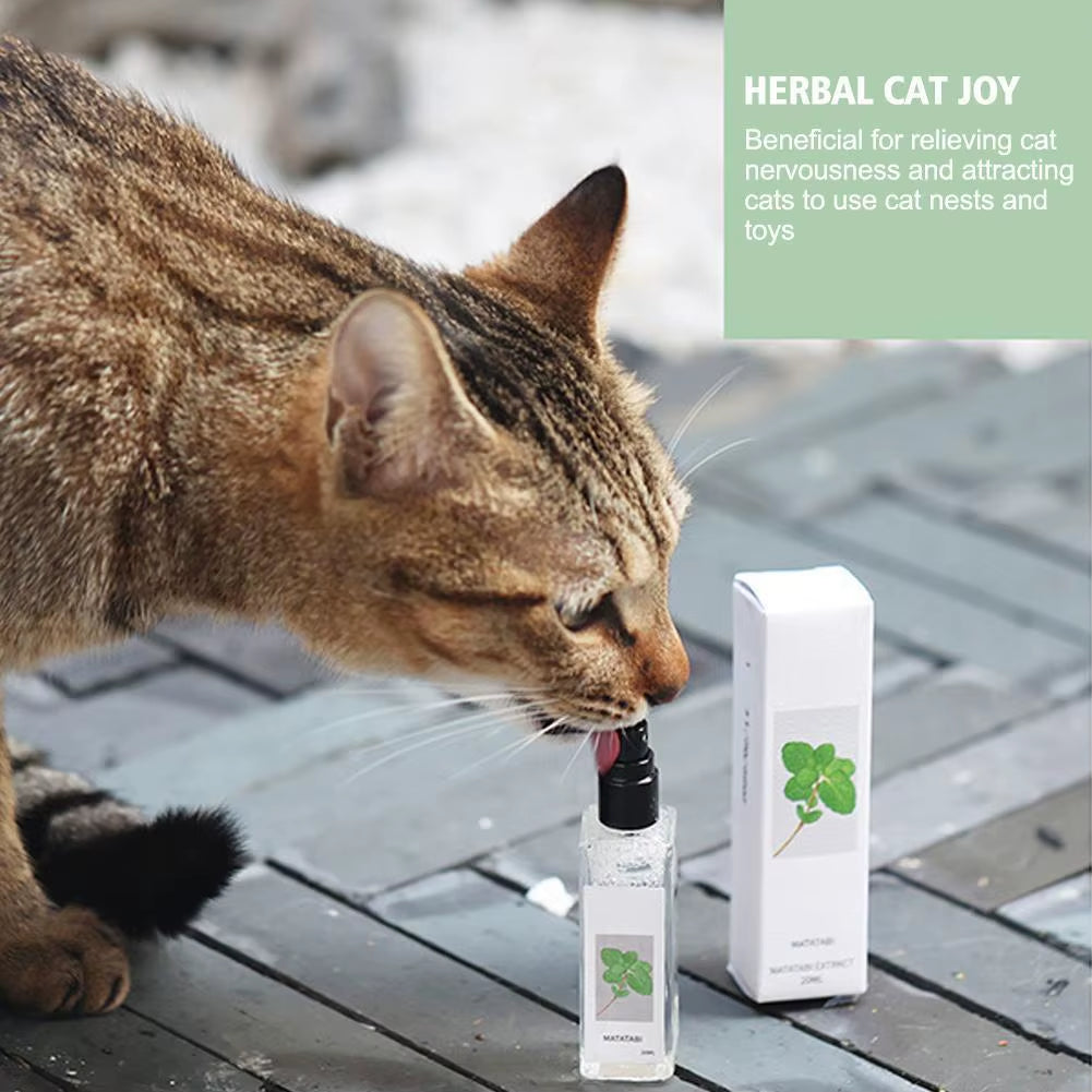 20/100Ml Herbal Cat Joy Spray Celery Pets Catnip Spray Celery Pets Herbal Cat Joy Long-Lasting & Effective Gifts for Cat