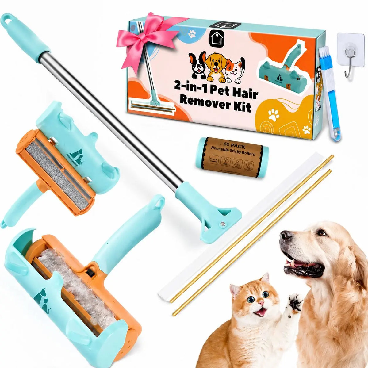Petmaster 5-In-1 Hair Removal Kit for Pets