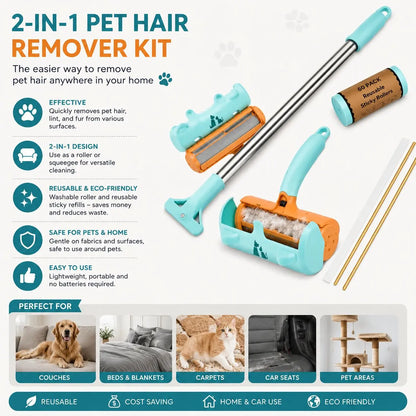 Petmaster 5-In-1 Hair Removal Kit for Pets