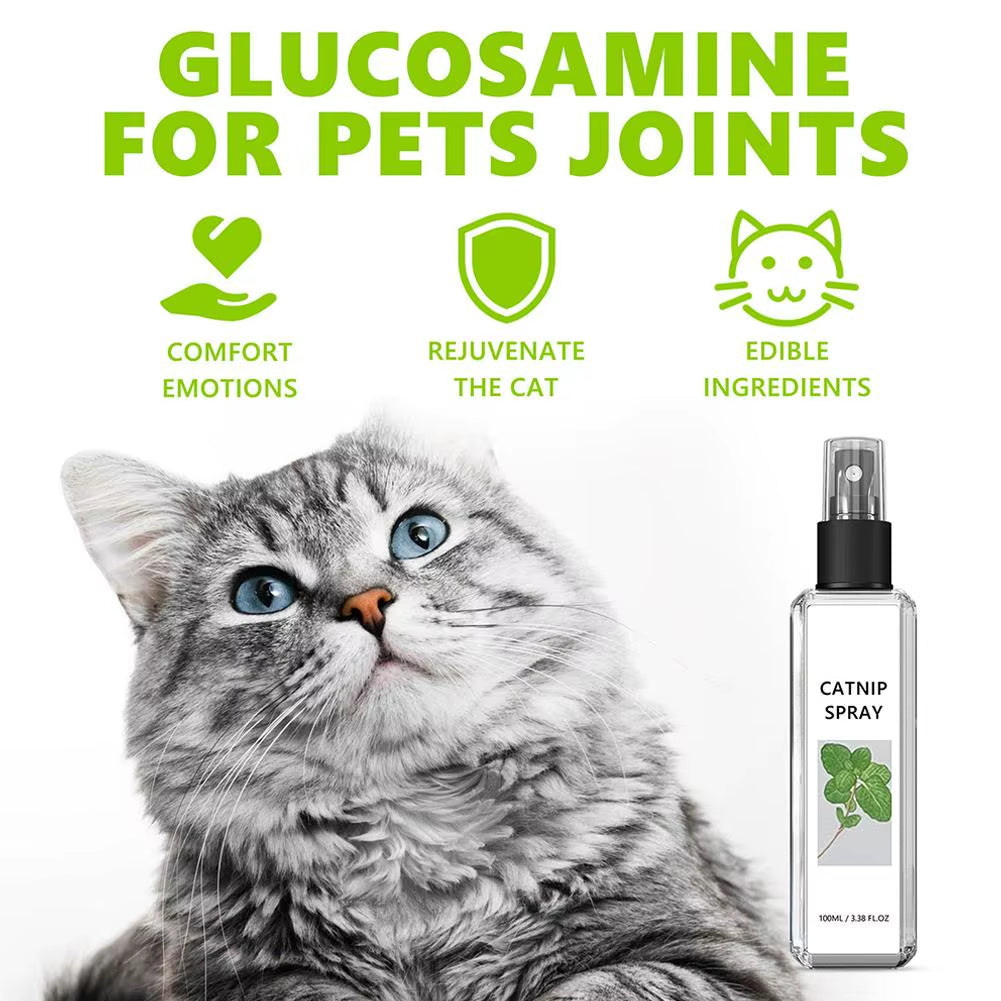 20/100Ml Herbal Cat Joy Spray Celery Pets Catnip Spray Celery Pets Herbal Cat Joy Long-Lasting & Effective Gifts for Cat